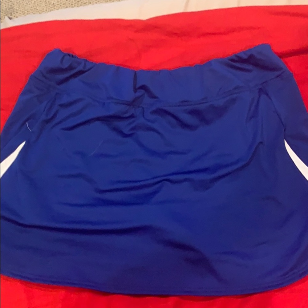 Blue skort